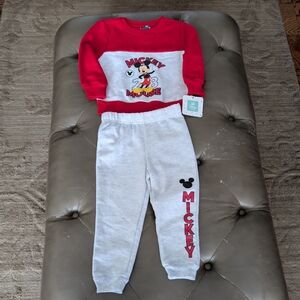 MICKEY MOUSE Boys 2 Piece Set Size 24 Mos